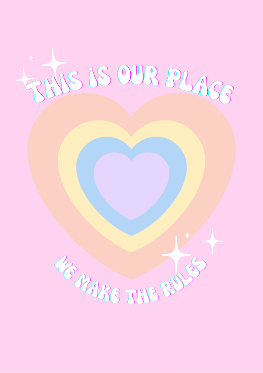 “This Is Our Place” 6x4 Art Print