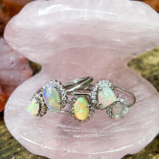 Opal 925 Sterling Silver Ring