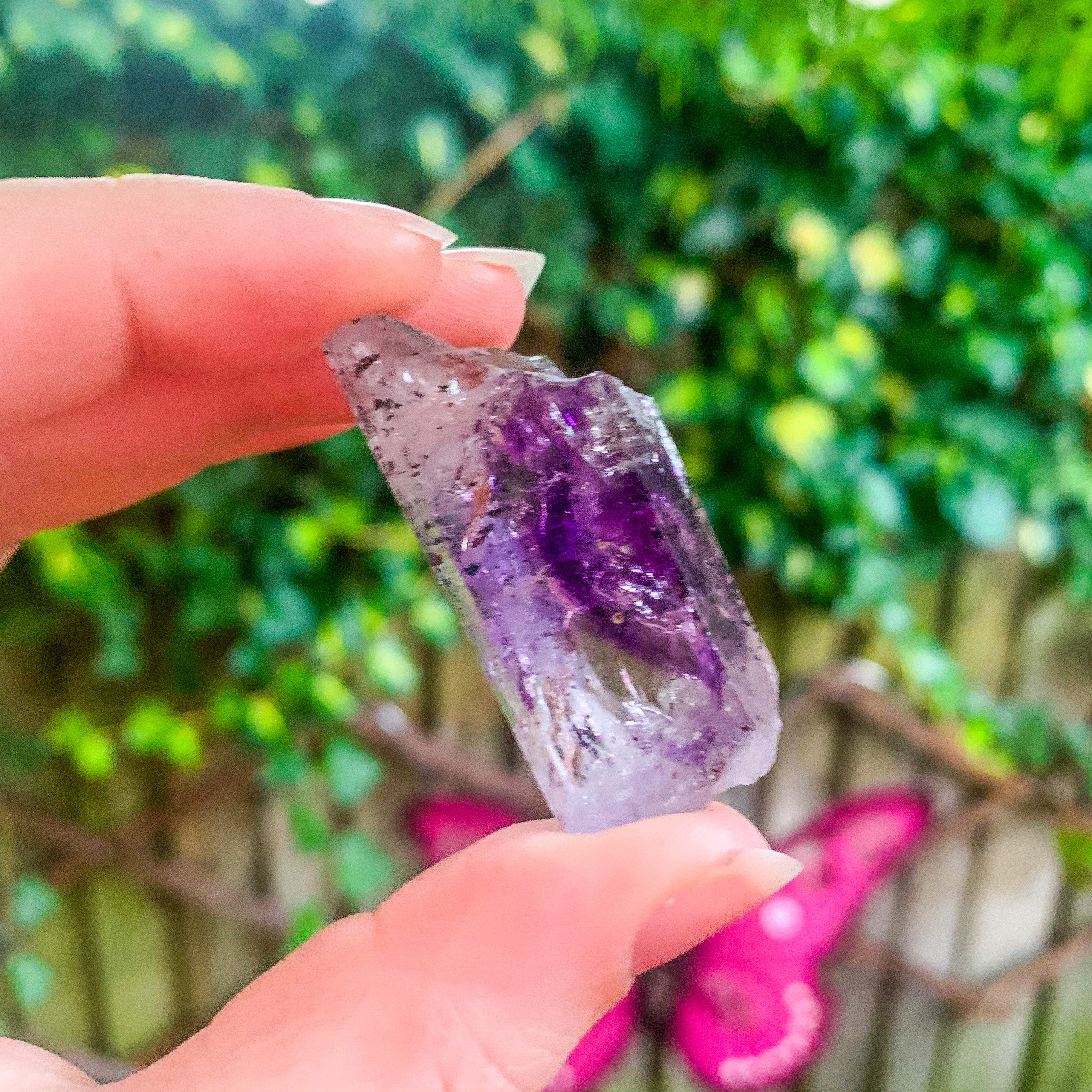 Brandberg hot sale amethyst pendant