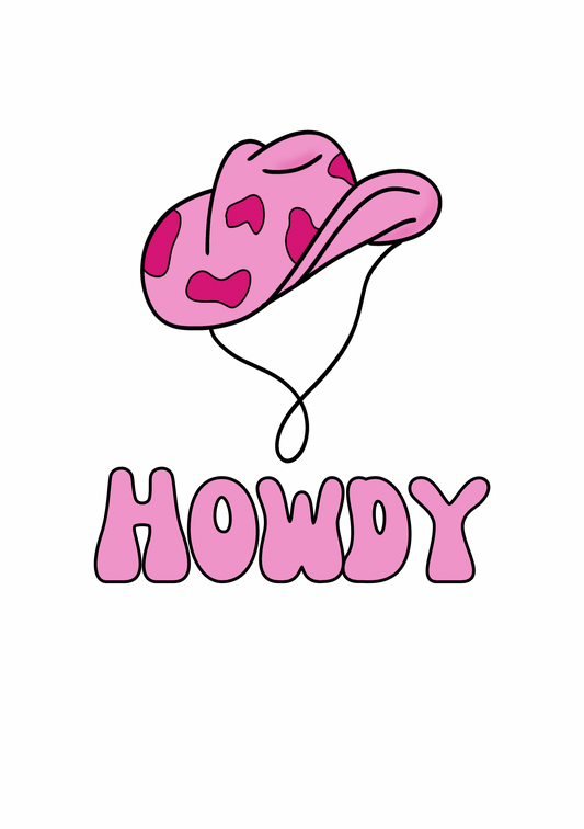 “Howdy” 6x4 Art Print