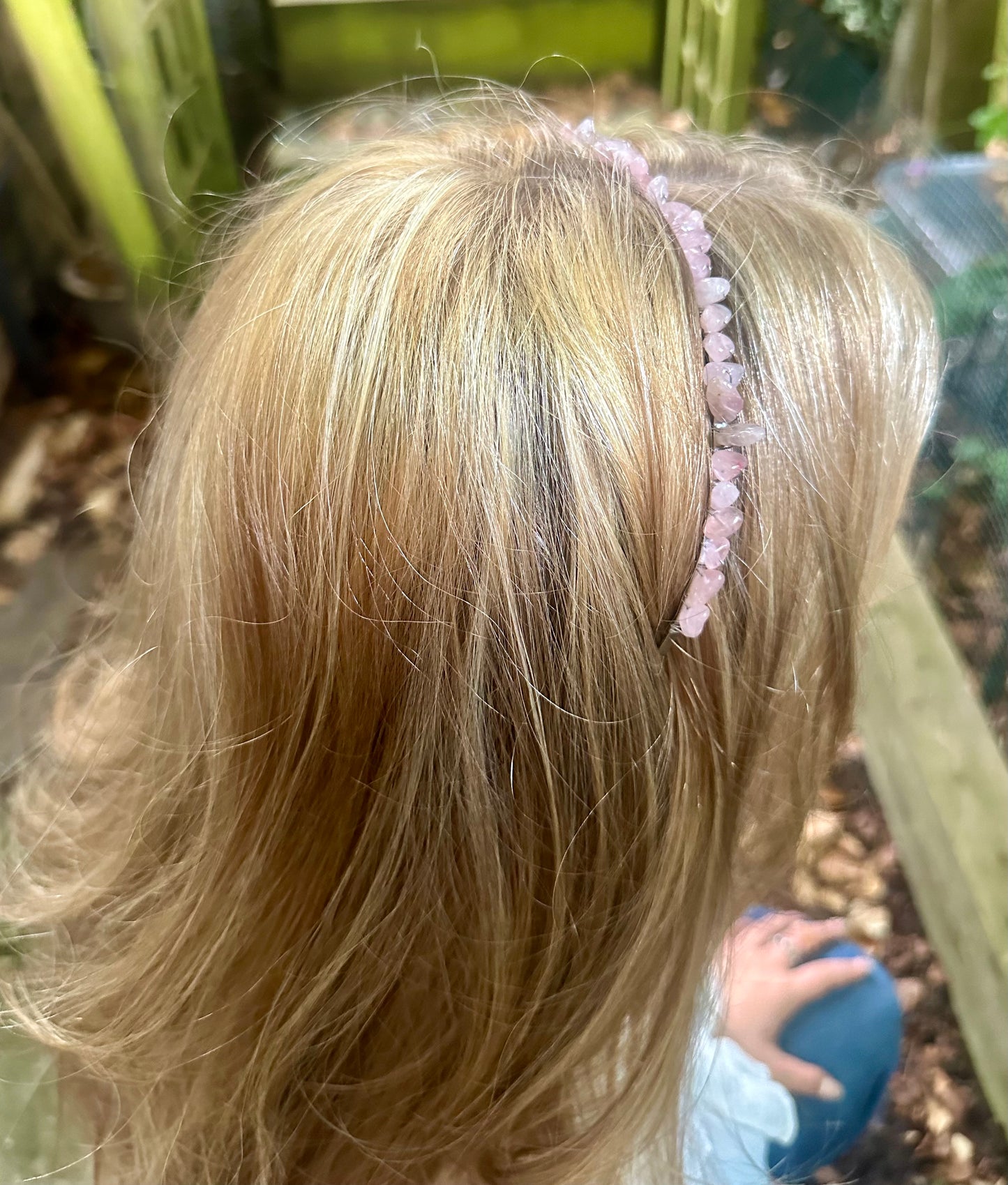 Crystal Chip Headbands - Silver